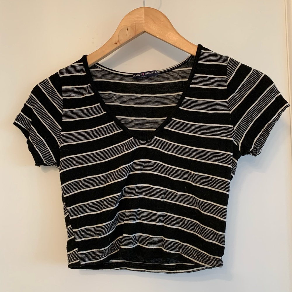Brandy Melville Striped Crop